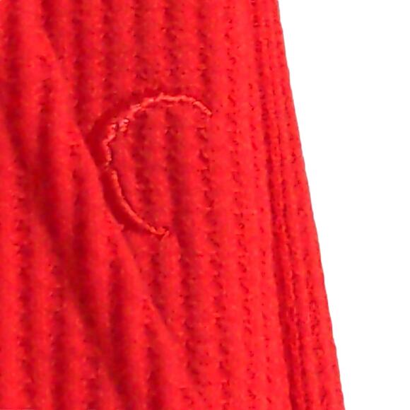 Zyia Active Womens Jogger Pants Red Waffle Knit High Rise Stretch Drawstring M - Picture 5 of 11